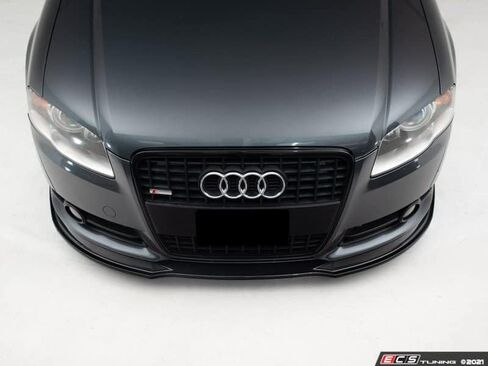 ECS Front Lip Spoiler (Gloss Black) متوافق مع Audi B7 A4 in Saudi Arabia