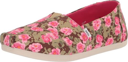 Toms Women's Alpargata Loafer Flat ، قماش تراث وردي ، 6.5 in Saudi Arabia