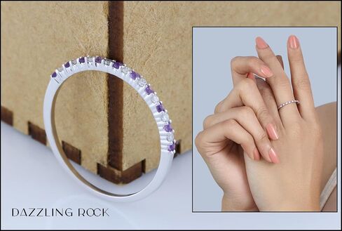 مجموعة RoundRingRock Round Round Amethyst & White Diamond Senivar in Saudi Arabia