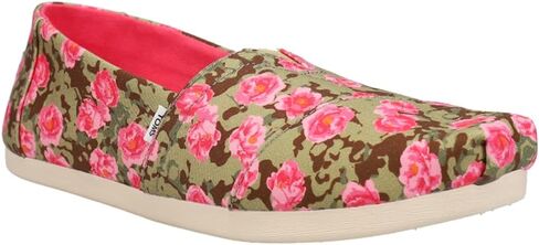 Toms Women's Alpargata Loafer Flat ، قماش تراث وردي ، 6.5 in Saudi Arabia