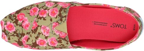 Toms Women's Alpargata Loafer Flat ، قماش تراث وردي ، 6.5 in Saudi Arabia