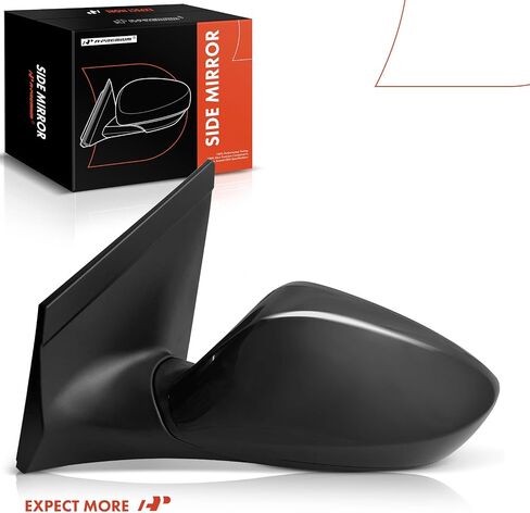 A -Premium Side Power Power Mirror - متوافقة مع Hyundai Elantra GT 2013 2014 2015 2015 2017 - يدوي قابلة للطي أسود خارجي خلفي مرآة in Saudi Arabia
