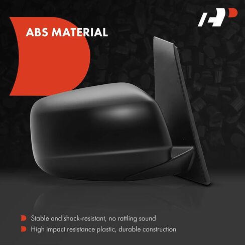 A-Premium Pair (2) Driver and Passenger Side Power Door Mirror Compatible with Honda Odyssey 2011 2012 2013 - Non-Heated Manual Folding Black Outside Rear View Mirror - Replace# 76200TK8A01 in Saudi Arabia