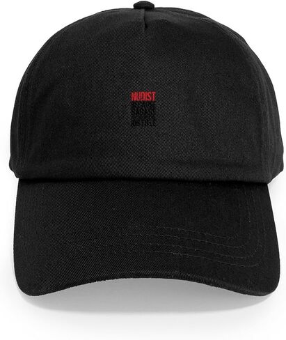 Cafepress Badass Nudist Cap Cap قابلة للتعديل in Saudi Arabia