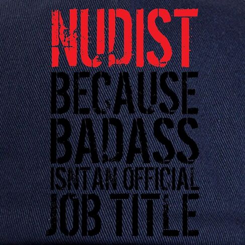 Cafepress Badass Nudist Cap Cap قابلة للتعديل in Saudi Arabia