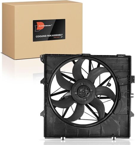 A-Premium Engine Radiator Cooling Fan Assembly with Brushless Motor Compatible with BMW F25 Series X3 2011 2012, 3.0L in Saudi Arabia