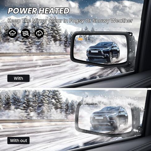 Driver Left Side Door Mirror for Chevrolet Silverado 1500 /GMC Sierra 1500 with Power and Heated Glass in Saudi Arabia