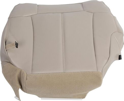 HeCasa Driver Bottom Cover Cover Cover Leather Leather Tan متوافق مع 1999-2002 Chevy Tahoe/Suburban 1500 & 2500 (LT LS Z71) in Saudi Arabia