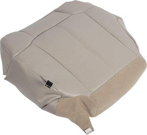 HeCasa Driver Bottom Cover Cover Cover Leather Leather Tan متوافق مع 1999-2002 Chevy Tahoe/Suburban 1500 & 2500 (LT LS Z71) in Saudi Arabia