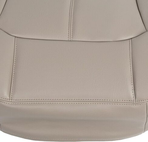 HeCasa Driver Bottom Cover Cover Cover Leather Leather Tan متوافق مع 1999-2002 Chevy Tahoe/Suburban 1500 & 2500 (LT LS Z71) in Saudi Arabia