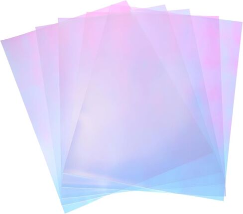 meccanixity 5 pcs ellains plastic colored ، A3 A3 Amber Film Correction Correction Light Filter مقاومة للماء 16.5 × 11.7 بوصة للحرف اليدوية DIY ، إضاءة LED ، الصورة (الأزرق) in Kuwait