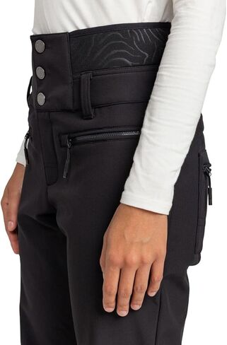 Roxy Womens Rising High Ski Pant-15k مقاوم للماء بانت الثلج الثلج ، النحيف ، خالية من PFAS in Saudi Arabia