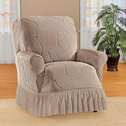 مجموعات وما إلى ذلك تصميم أوراق مصنفة تنورة متدلية slipcover in Kuwait