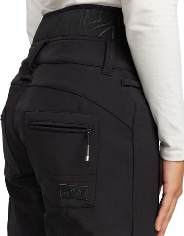 Roxy Womens Rising High Ski Pant-15k مقاوم للماء بانت الثلج الثلج ، النحيف ، خالية من PFAS in Saudi Arabia