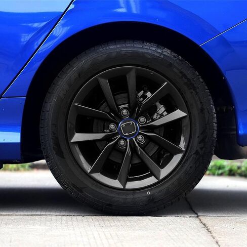 تومال 4PCS Center Center Central Caps Trim متوافق مع Honda Accord Civic CRV-V 2016 2017 2018 2019 2020 2021 حلقات محور سيارة ألومنيوم سبيكة COP in Saudi Arabia
