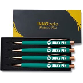 هدايا إينوبيتا الأيرلندية للنساء والرجال والمراهقين، مجموعة أقلام حبر جاف مكونة من 4 قطع، أشياء لاكي شامروك الأيرلندية للأصدقاء وزملاء العمل in Kuwait