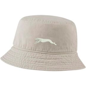 قبعة دلو للرجال الكلب السلوقي المطرز القطن غسول للجنسين قبعة الصياد غير الرسمية in Kuwait