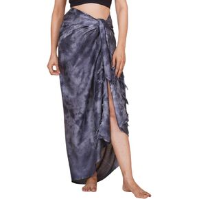 COTSILER Rayon Sarong Wraps For Women Beach Cover Up Skirt Swimsuit Wrap Pareo Coverups Tie Dye 67 Inch X 45 Inch in Saudi Arabia