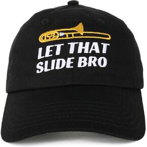 InnoBeta Trombone Gifts Cap for Men, Women, Funny Adjustable Embroidered Hat Baseball Cap Grey in Saudi Arabia