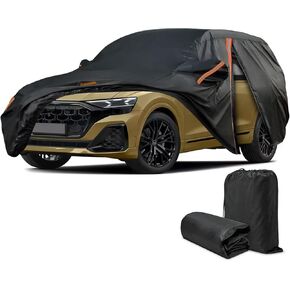 غطاء سيارة سيارات الدفع الرباعي مخصص لصالح Audi Q8 2019-2025 ، غلاف السيارة الكامل مقاوم للماء جميع الطقس للسيارات ، حماية غبار الثلج في الخارج in Kuwait