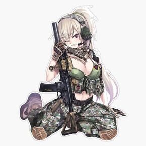 Wall Arts Military Art Fans Anime Cute Gun Special War Have You Heard Window Bumper Sticker Decal 5" in Saudi Arabia