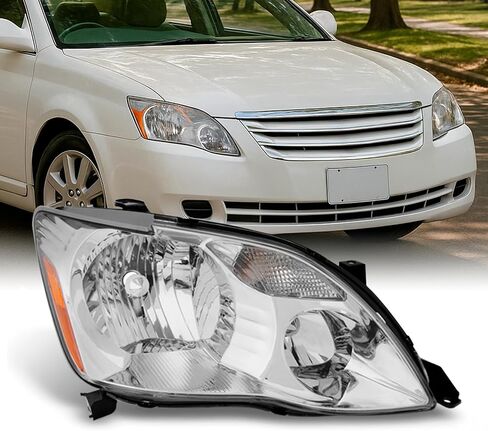 AKKON - For 2005 2006 2007 Toyota Avalon Driver Left + Passenger Right Side Halogen Type Headlights Pair Sets in Kuwait