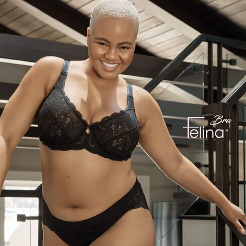 Felina - Paramour Peridot Lace Full Coverage Unlined Bra for Women in Saudi Arabia