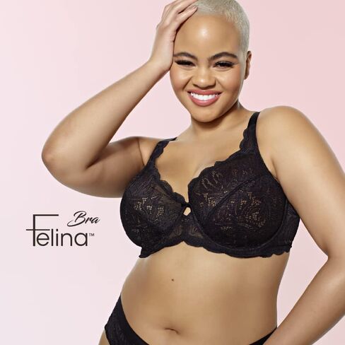 Felina - Paramour Peridot Lace Full Coverage Unlined Bra for Women in Saudi Arabia