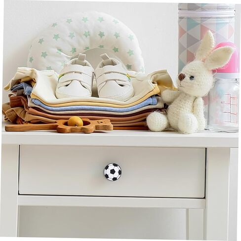 Artibetter كرة القدم مقبض مقبض للأطفال الوزراء Boy Boy Kid Dresser Knobs متينة وسهلة التثبيت in Saudi Arabia