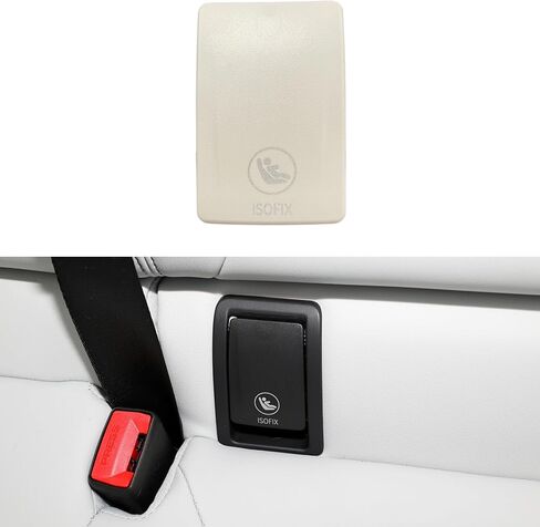 استبدال غطاء مرساة مقعد الطفل الخلفي لـ BMW X6 G06 حزام الأمان Isofix Cap 2020-2026 Black 52207939540 52207948756 2pcs in Kuwait