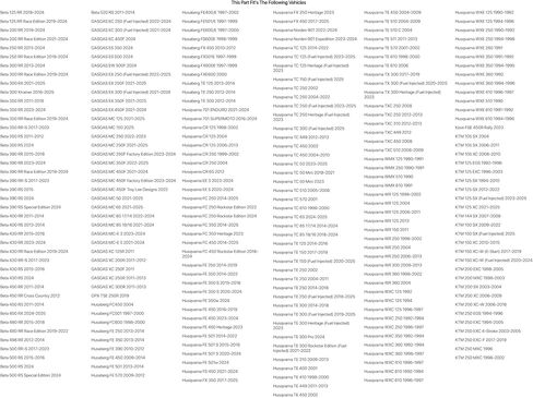 Sprocket Bolt and Nut Kit for KTM 85 SX 19/16 2020-2023 in Kuwait