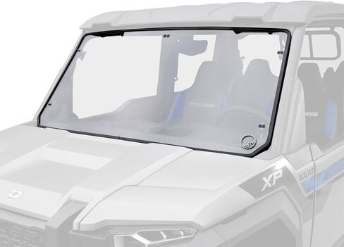 SuperATV Polaris Xpedition Full Windshield | Scratch Resistant Polycarbonate | Clear | Includes Pre-installed Bulb Seal in Saudi Arabia