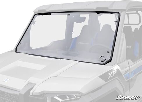 SuperATV Polaris Xpedition Full Windshield | Scratch Resistant Polycarbonate | Clear | Includes Pre-installed Bulb Seal in Saudi Arabia