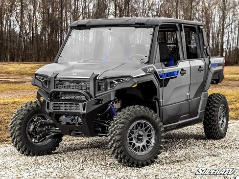 SuperATV Polaris Xpedition Full Windshield | Scratch Resistant Polycarbonate | Clear | Includes Pre-installed Bulb Seal in Saudi Arabia