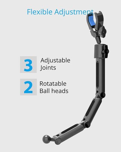 Upgrade Phone Holder for Your Car, for Magsafe Rear View Mirror Phone Holder - Aluminum Alloy Mount Multi-Angle Adjustment Rotatable and Retractable Compatible with All 4-7 Inch iPhone and Android in Kuwait