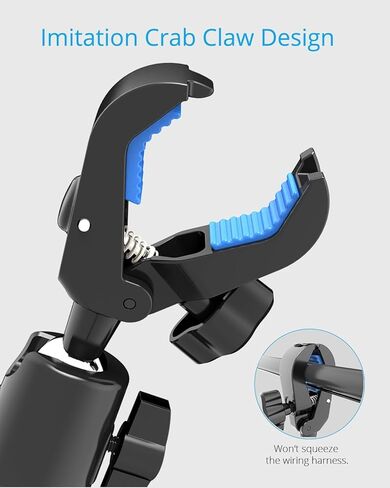 Upgrade Phone Holder for Your Car, for Magsafe Rear View Mirror Phone Holder - Aluminum Alloy Mount Multi-Angle Adjustment Rotatable and Retractable Compatible with All 4-7 Inch iPhone and Android in Kuwait