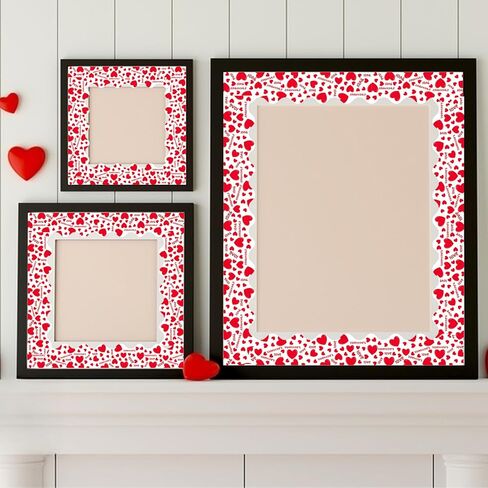69 Feet Valentine's Day Bulletin Board Borders Valentine's Day Hearts Pattern Border Trim Border Stickers Spring Classroom Decoration Strip for Classroom Valentine's Day Chalkboard Wall Decor in Kuwait