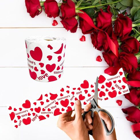 69 Feet Valentine's Day Bulletin Board Borders Valentine's Day Hearts Pattern Border Trim Border Stickers Spring Classroom Decoration Strip for Classroom Valentine's Day Chalkboard Wall Decor in Kuwait