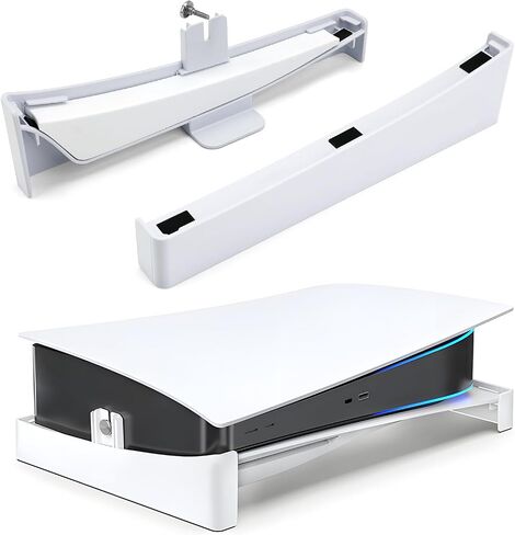 yibeico Stand for PS5 Slim ، Fenizontal Stand Console متوافقة مع Sony PlayStation 5 Slim Disc Edition ، شقة حامل القوس (المثلث*4pcs) in Kuwait