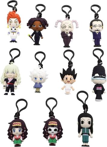 Hunter X Hunter Series 5-3d Foam Bag Bag Clip في حقيبة واحدة أعمى - سلسلة مفاتيح - Gon Killua Alluka Nanika Hisoka والمزيد ... شخصية عشوائية واحدة لكل ترتيب in Saudi Arabia