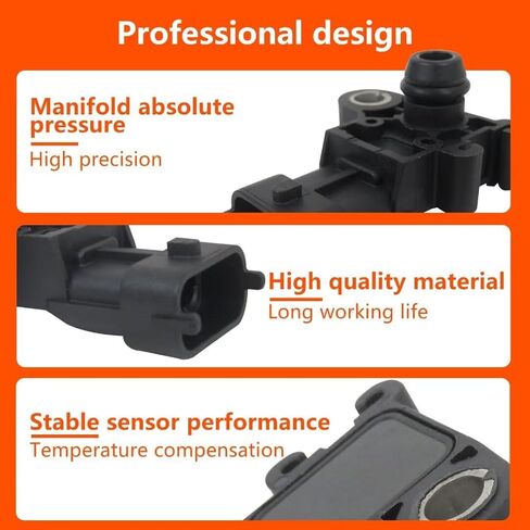 Upgraded Manifold Absolute Pressure Sensor Intake Air for 2007-2019 for Chevy Impala 2.4L 2.5L 3.6L in Kuwait