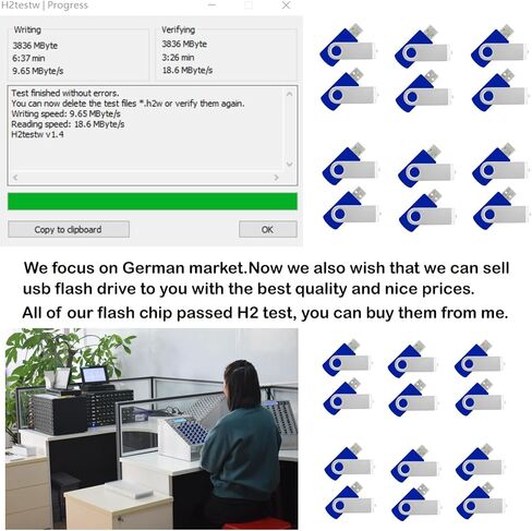 سعة 16 جيجا بايت محرك أقراص USB فلاش محركات أقراص USB2.0 محرك أقراص فلاش USB Thumb Thumb Drive Pendrive USB Flash (الأزرق ، 16 جيجابايت) in Kuwait