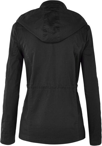 نسائي zip up faux fur freece/safari anorak anorak stack in Kuwait