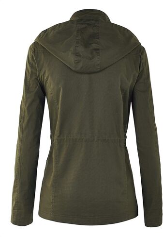 نسائي zip up faux fur freece/safari anorak anorak stack in Kuwait