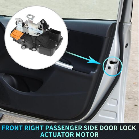X AUTOHAUX Replacement Front Right Passenger Side Power Door Lock Actuator Motor for Saturn Vue 08-10 for Chevrolet Captiva Sport 12-15 Door Latch Actuator Assembly Replace No.22785492 Black in Saudi Arabia