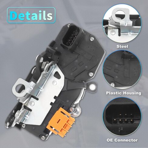 X AUTOHAUX Replacement Front Right Passenger Side Power Door Lock Actuator Motor for Saturn Vue 08-10 for Chevrolet Captiva Sport 12-15 Door Latch Actuator Assembly Replace No.22785492 Black in Saudi Arabia