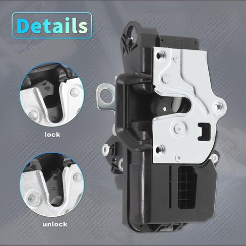 X AUTOHAUX Replacement Front Right Passenger Side Power Door Lock Actuator Motor for Saturn Vue 08-10 for Chevrolet Captiva Sport 12-15 Door Latch Actuator Assembly Replace No.22785492 Black in Saudi Arabia