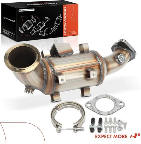 A-Premium Front Pront Convalter Kit Direct-Fit Directible مع Ford Explorer 2012-2015 ، Edge 2012-2014 ، Taurus 2013-2017 ، SPERIST Service Police Sedan 2014-2018 & Lincoln MKT ، 2.0L ، EPA متمثل in Saudi Arabia