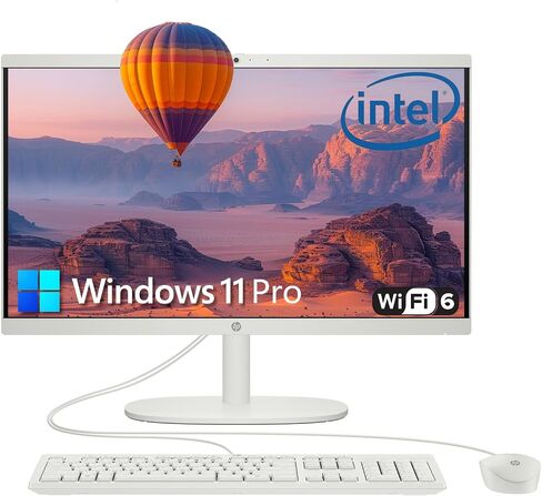 HP 27 Inch FHD Touchscreen Business All in One Desktop Computer, Office Pro Lifetime License, Intel 12-core Ultra 7 155U (Beats i7-1355U), 32 GB DDR5, 2 TB SSD, Wireless KB, Mouse, Windows 11 Pro in Kuwait