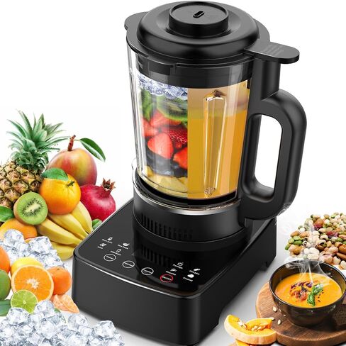 خلاط كونترتوب التجاري ، 1700W محرك ، 61 أوقية ، التنظيف الذاتي ، الحد من الضوضاء ، خلاط الأداء العالي السرعة ، الأداء الهادئ للعصائر ، الحساء ، الهزات ، والاستخدام التجاري in Kuwait